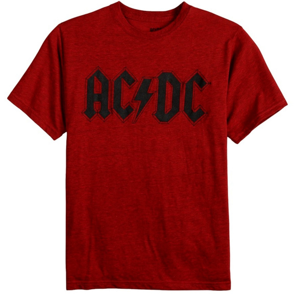 ac dc logo t shirt